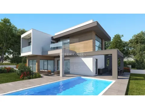 New luxury three bedroom villa in Mouttagiaka tourist area - Main Photo