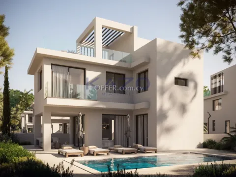 Modern Deryneia Villa for Sale with Pool - 10
