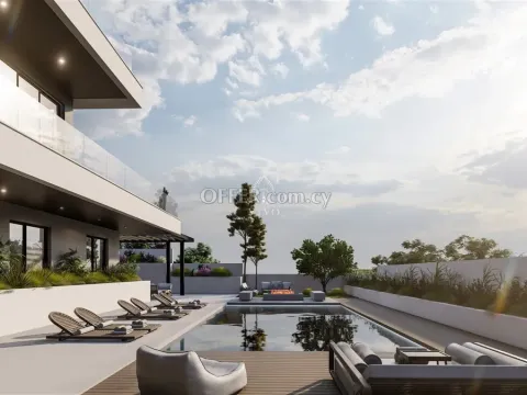 FIVE BEDROOM LUXURY VILLA IN AGIOS ATHANASIOS-LIMASSOL - 9