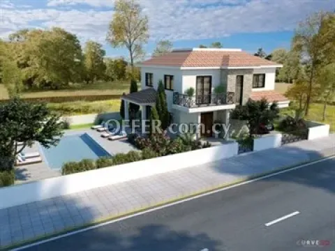 4 Bedroom House With Swimming Pool  In Oroklini, Larnaca - Main Photo