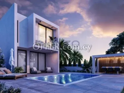 Modern Chloraka Villa with Pool Spacious and Bright - Main Photo