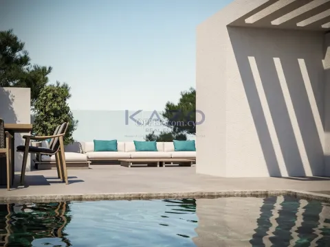 Modern Moni Villa With Sea View And Pool - Main Photo