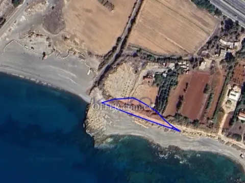 Large Sea Front Plot for Sale in Ormideia - Main Photo