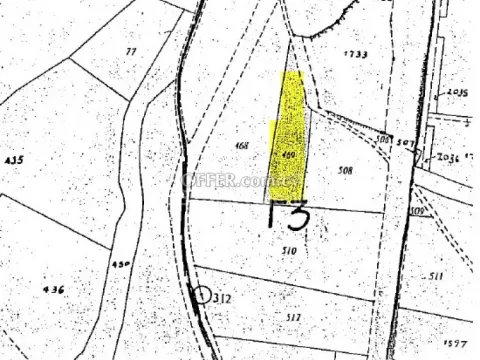 Land, Plot, Nicosia, Dali, 1,608m² - Main Photo