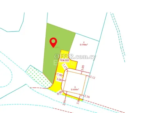 Land, Plot, Nicosia, Dali, 960m² - Main Photo