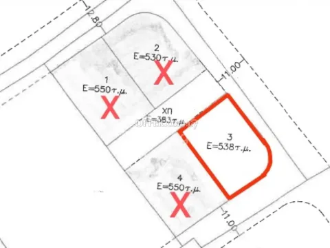 Land, Plot, Nicosia, Geri, 538m² - Main Photo