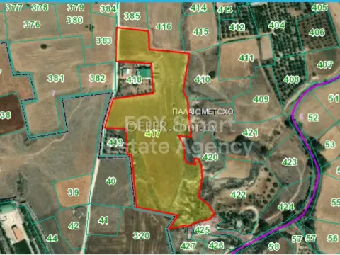 Land, Agricultural Land, Nicosia, Palaiometocho, 20,922m² - Main Photo