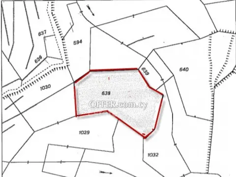 Land, Agricultural Land, Nicosia, Kapedes, 3,345m² - Main Photo