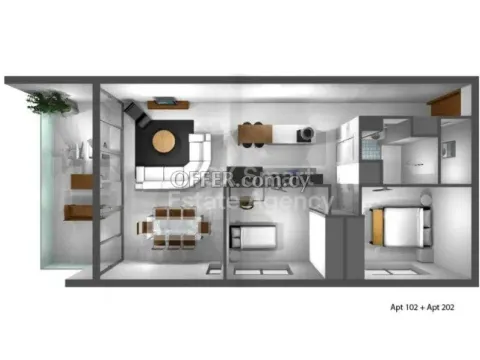 Apartment, For Sale, Nicosia, Aglantzia - Main Photo