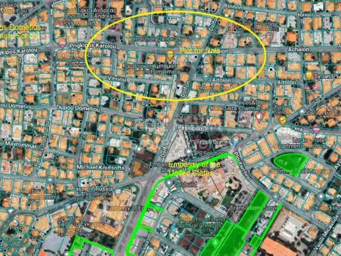 Land, Plot, Nicosia, Agios Dometios, Agios Georgios, 733m² - Main Photo
