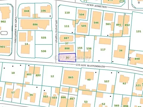 Land, Plot, Nicosia, Egkomi, 303m² - Main Photo
