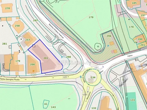 Land, Plot, Nicosia, Nicosia Center, Agios Andreas, 1,417m² - Main Photo