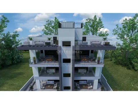 Brand new modern 2 bedroom luxury penthouse apartment under construction in Ekali - Main Photo