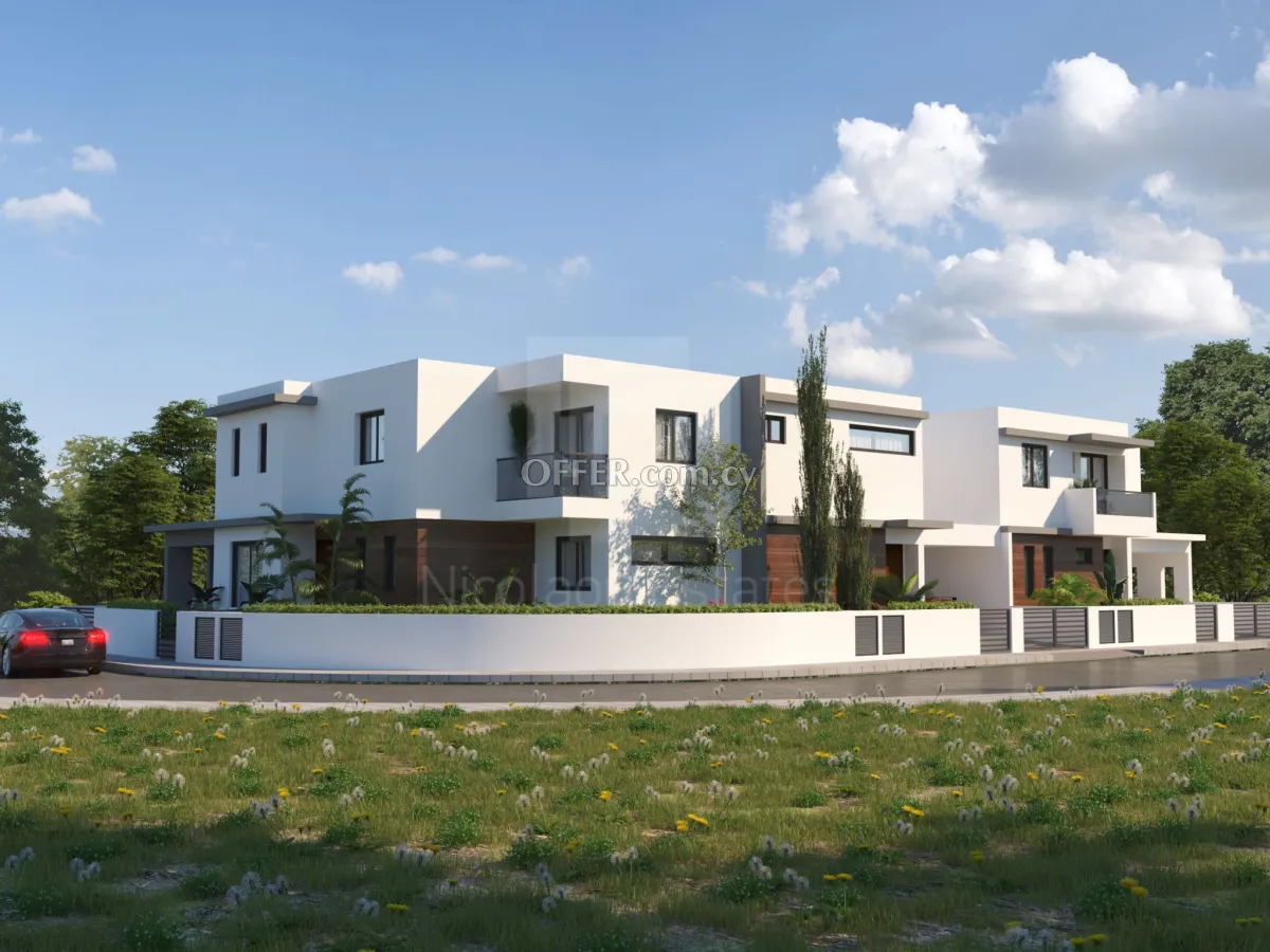 Brand New Corner Three Bedroom House for Sale in Panagia Nicosia - 1