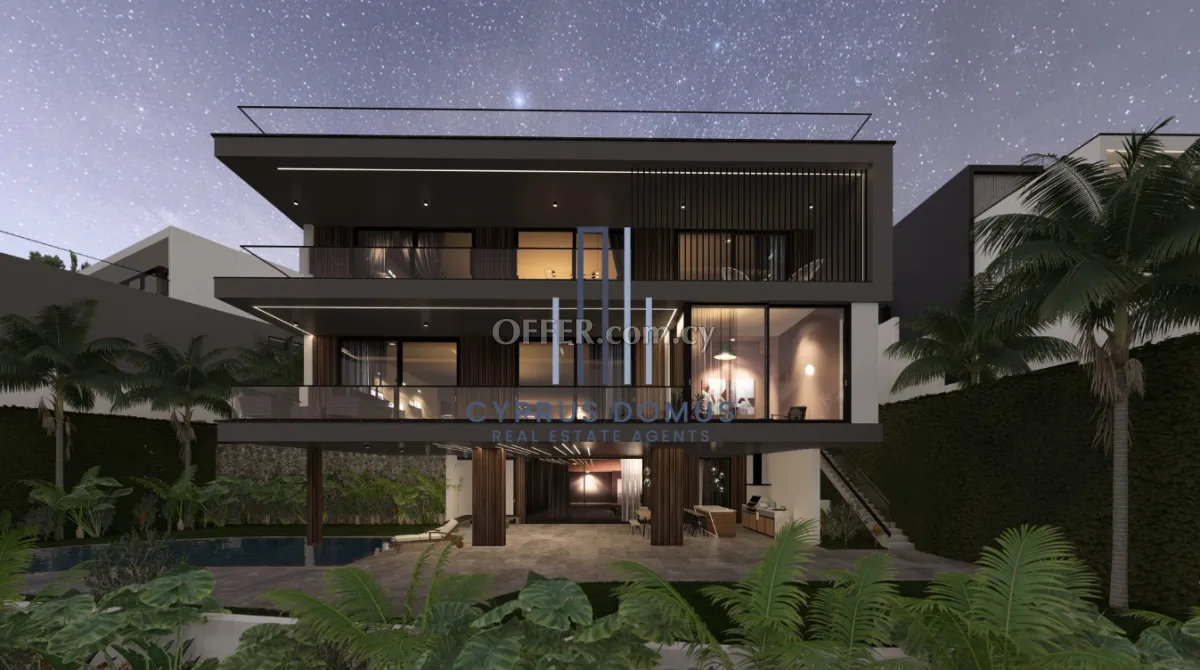 New Modern Sea View Luxury Villa With Swimming Pool In Germasogeia Area - 1