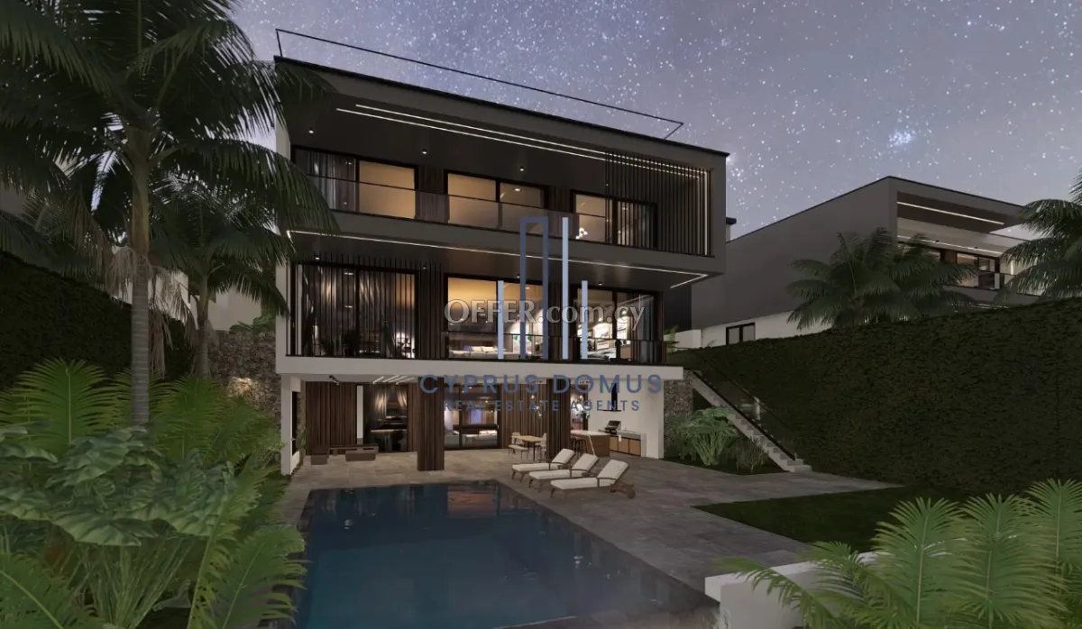 New Modern Sea View Luxury Villa With Swimming Pool In Germasogeia Area - 1