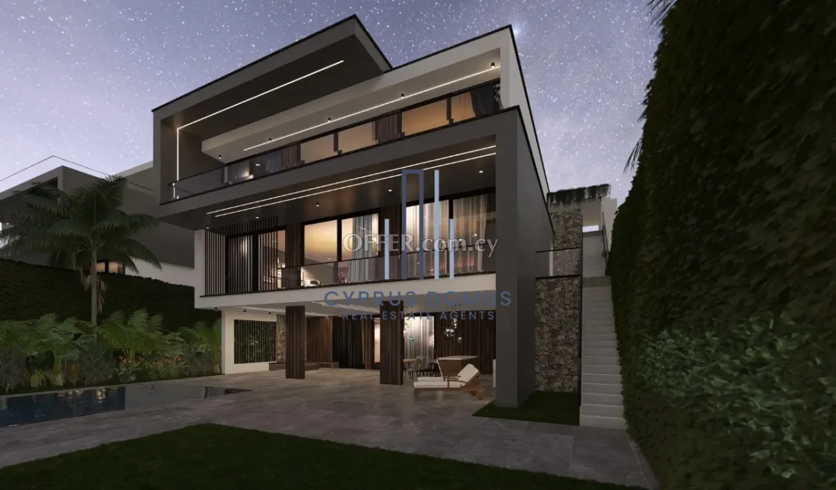 New Modern Sea View Luxury Villa With Swimming Pool In Germasogeia Area - 3