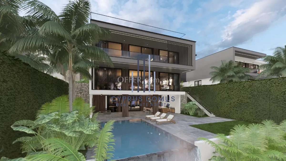 New Modern Sea View Luxury Villa With Swimming Pool In Germasogeia Area - 4