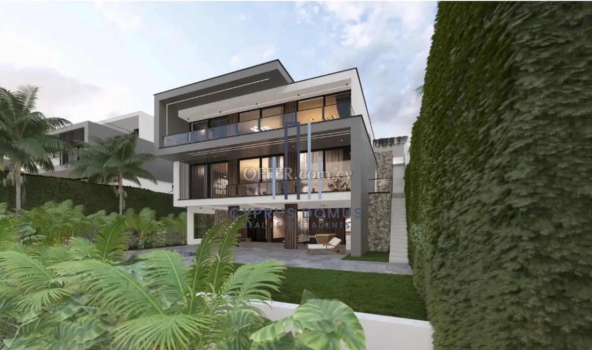 New Modern Sea View Luxury Villa With Swimming Pool In Germasogeia Area - 2