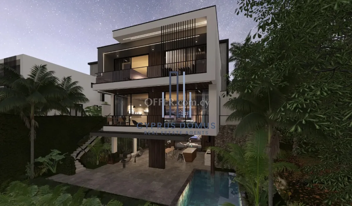 New Modern Sea View Luxury Villa With Swimming Pool In Germasogeia Area - 4
