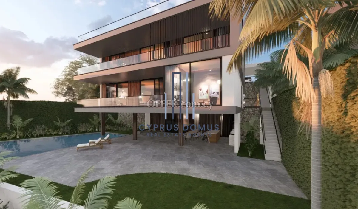 New Modern Sea View Luxury Villa With Swimming Pool In Germasogeia Area - 2