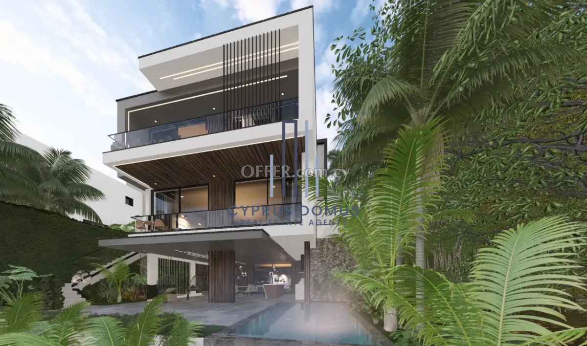 New Modern Sea View Luxury Villa With Swimming Pool In Germasogeia Area - 2