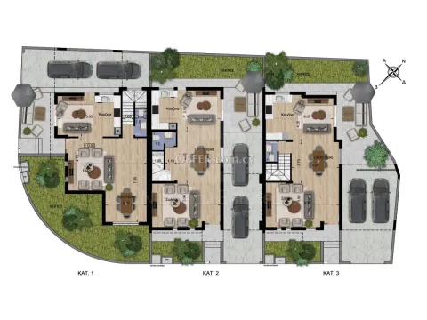 Brand New Corner Three Bedroom House for Sale in Panagia Nicosia - 2