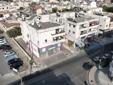 Prime Shop with Mezzanine Parking in Larnaca - Main Photo