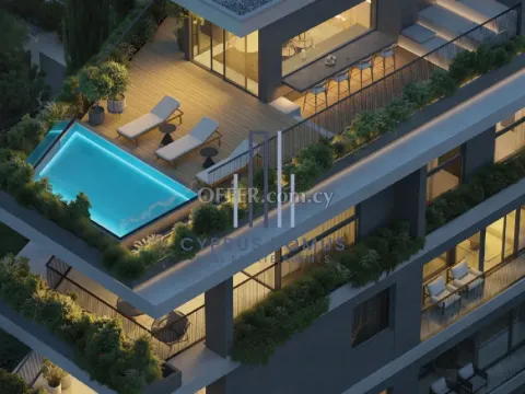 New Modern Penthouse With Roof Garden For Sale In Katholiki Area - Main Photo