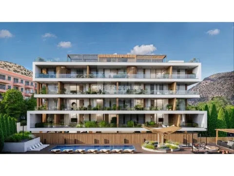 Luxury one bedroom apartment for sale in a gated complex Germasogia - Main Photo