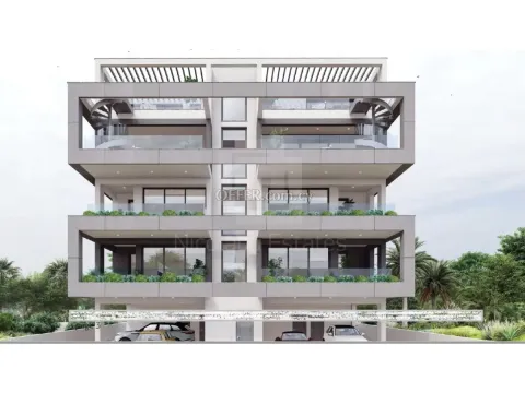 Brand new luxury 2 bedroom penthouse apartment under construction in Zakaki - Main Photo