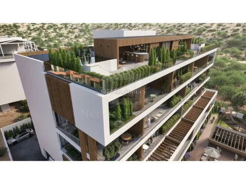 Luxury three bedroom penthouse for sale in a gated complex Germasogia - 9
