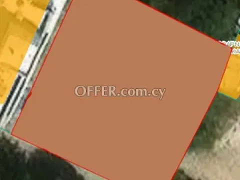 Large Residential Plot Of 697 Sq.m.  In Privilaged Area In Strovolos,  - Main Photo