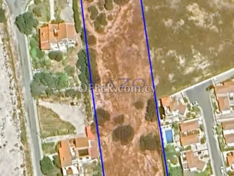 Large Sea View Plot For Sale Pyrgos Resort Area - 2