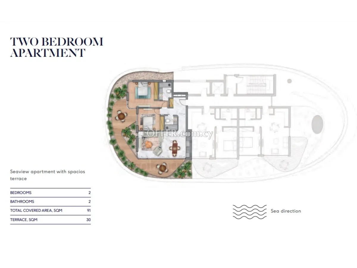 Deluxe three bedroom apartment in Pyrgos sea front area near Parklane Hotel - 6