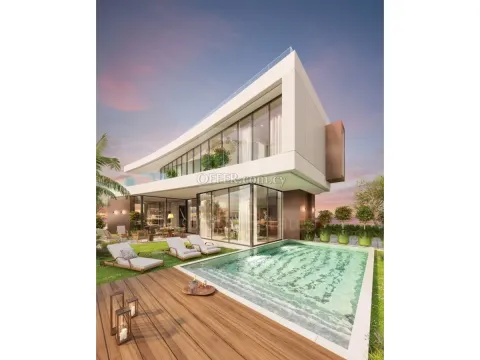 Deluxe four bedroom villa in Pyrgos sea front area near Parklane Hotel - Main Photo