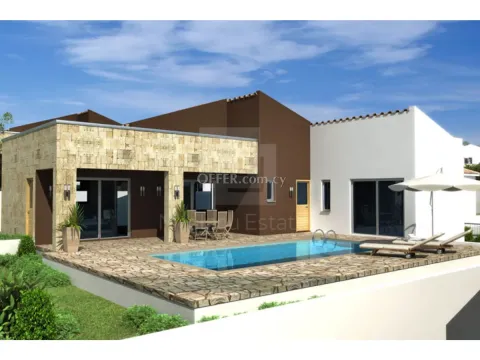 New four bedroom villa on the hilltop of Pissouri village overlooking Pissouri Bay - Main Photo