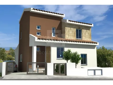 New two bedroom bungalow on the hilltop of Pissouri village overlooking Pissouri Bay - Main Photo
