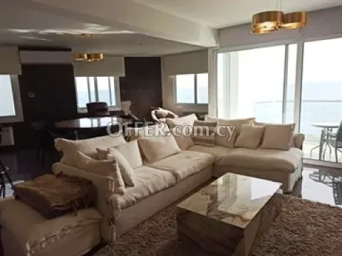 Seafront 3 Bedroom Penthouse  / Rent In Molos Area, Limassol - Main Photo