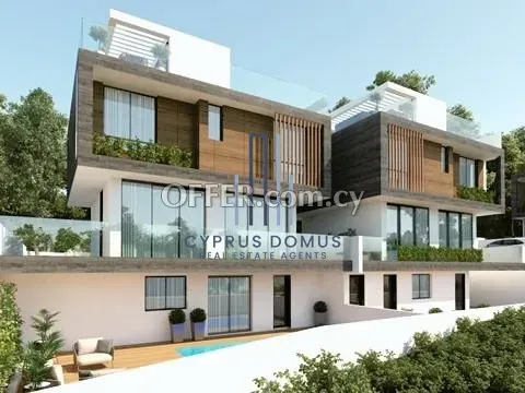 New Modern Maisonettes With Roof Garden In Moni Area - Main Photo