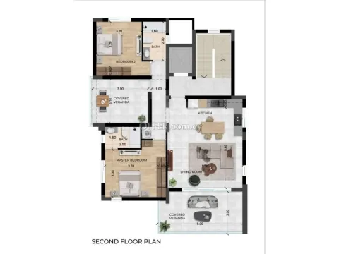 New two plus one bedrooms apartment in Agios Athanasios area Limassol - 3