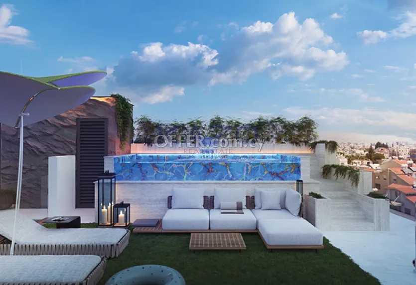 Brand New Three Bedroom Top Floor Apartment with Pool for Sale in Zakaki Area - 1