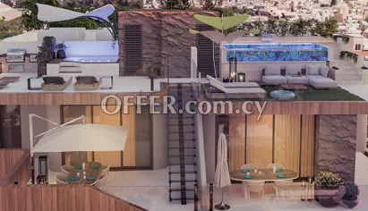 Brand New Three Bedroom Top Floor Apartment with Pool for Sale in Zakaki Area - 12