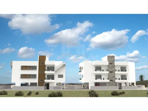 Brand new 2 bedroom apartment under construction in Kolossi - Main Photo