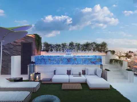 Brand New Three Bedroom Top Floor Apartment with Pool for Sale in Zakaki Area - Main Photo