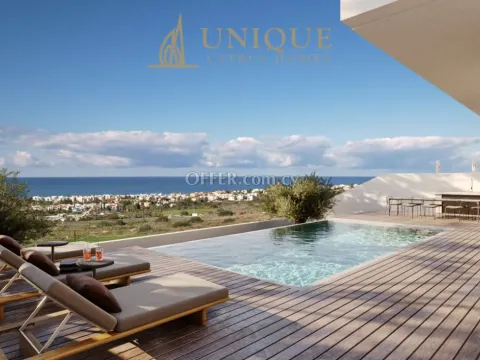 New 3 Bedrrom Villa - Panoramic Sea Views - Chloraka - Main Photo