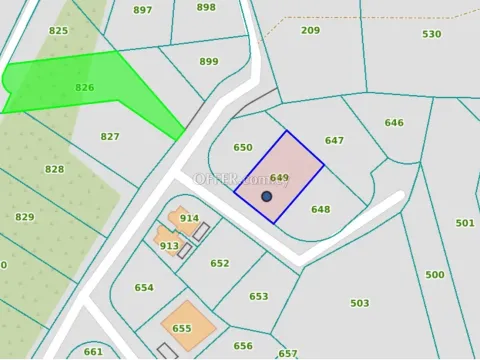 Building Plot 632 sm in Pissouri, Limassol - 5