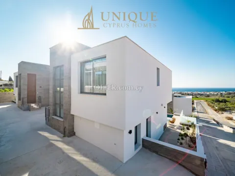 New 3 Bedrrom Villa - Panoramic Sea Views - Chloraka - 6