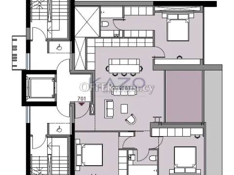 Seafront Apartment with Three Bedrooms in Chrysopolitissa - 2