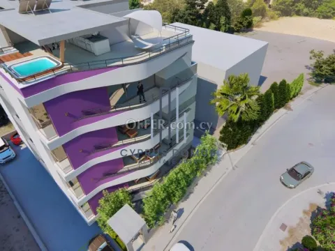 Penthouse With Roof Garden & Swimming Pool For Sale In Agios Athanasios Area - Main Photo